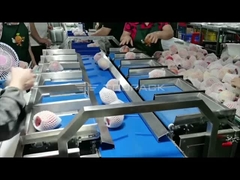 TOUPACK Apple Weighing Peseuse combinée à 12 têtes avec ligne de cartonnage et machine de conditionnement d'oreillers