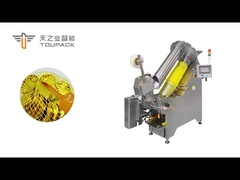 Machine d'emballage de sacs en maille de chocolat pour pièces d'or avec étiquette reliante