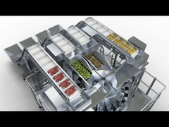 Machine de conditionnement peseuse associative pour fruits secs mélangés 4 en 1