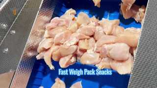 Ligne d'emballage automatique à haute efficacité de plateaux de viande de poulet 40 à 60 plateaux/minute