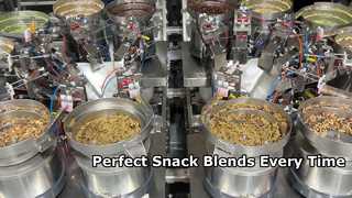 Automatic Mixed Nuts & Fruit Muesli Weighing Packing Machine with Multihead Weigher